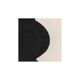 Collection de 4 peintures abstraites noires sur papier signées Eawy