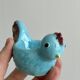 Ceramic egg cup duo