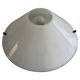 Simple opal glass wall light from the mid-century by Lamperti, 1960s, Italy.