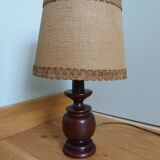 Bedside lamp turned wood