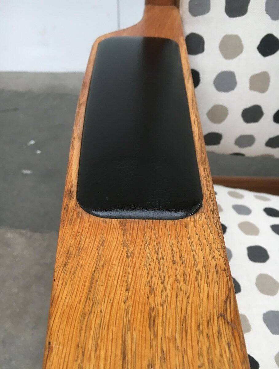 Set of mid-century Danish oak armchairs by Kurt Østervig.