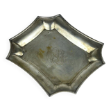 Antique silver plateau by Queen Victoria Sheffield, 1890s.