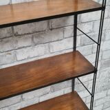 Floor 1960 string wood rising black smooth