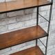 Floor 1960 string wood rising black smooth