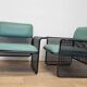 Set of Two Rare Metal Armchairs Talin Vicenza, Italy, 1970s