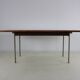 Sixties design rosewood dining table by Cees Braakman for Pastoe