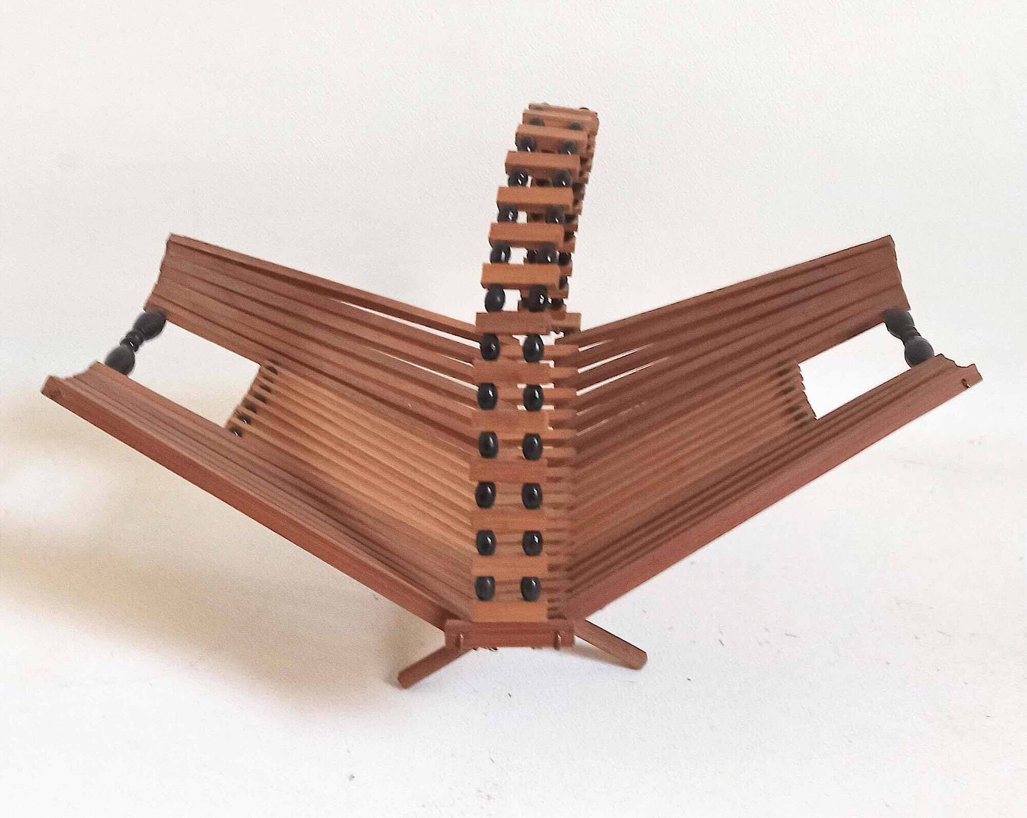 Scandinavian 1950s foldable fruit basket