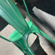 Chaise verte metal empilable sklum esprit tolix