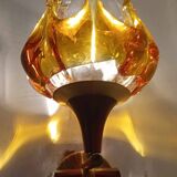 Pair of 70s oberglass wall lights vienna austria