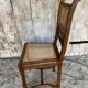 Chaise ancienne neo renaissance chêne + assise + dossier cannées vintage