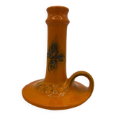 West Germany pottery candle holder