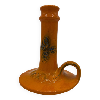 West Germany pottery candle holder