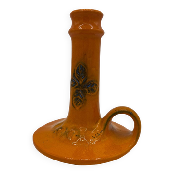 West Germany pottery candle holder
