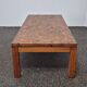 Table basse en mosaïque de bois, Pays-Bas, années 1960