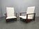 Pair of Mid-Century Pine Lounge Chairs, Czechoslovakia 1970s