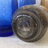 Lot de 6 verres bullés signés Riom