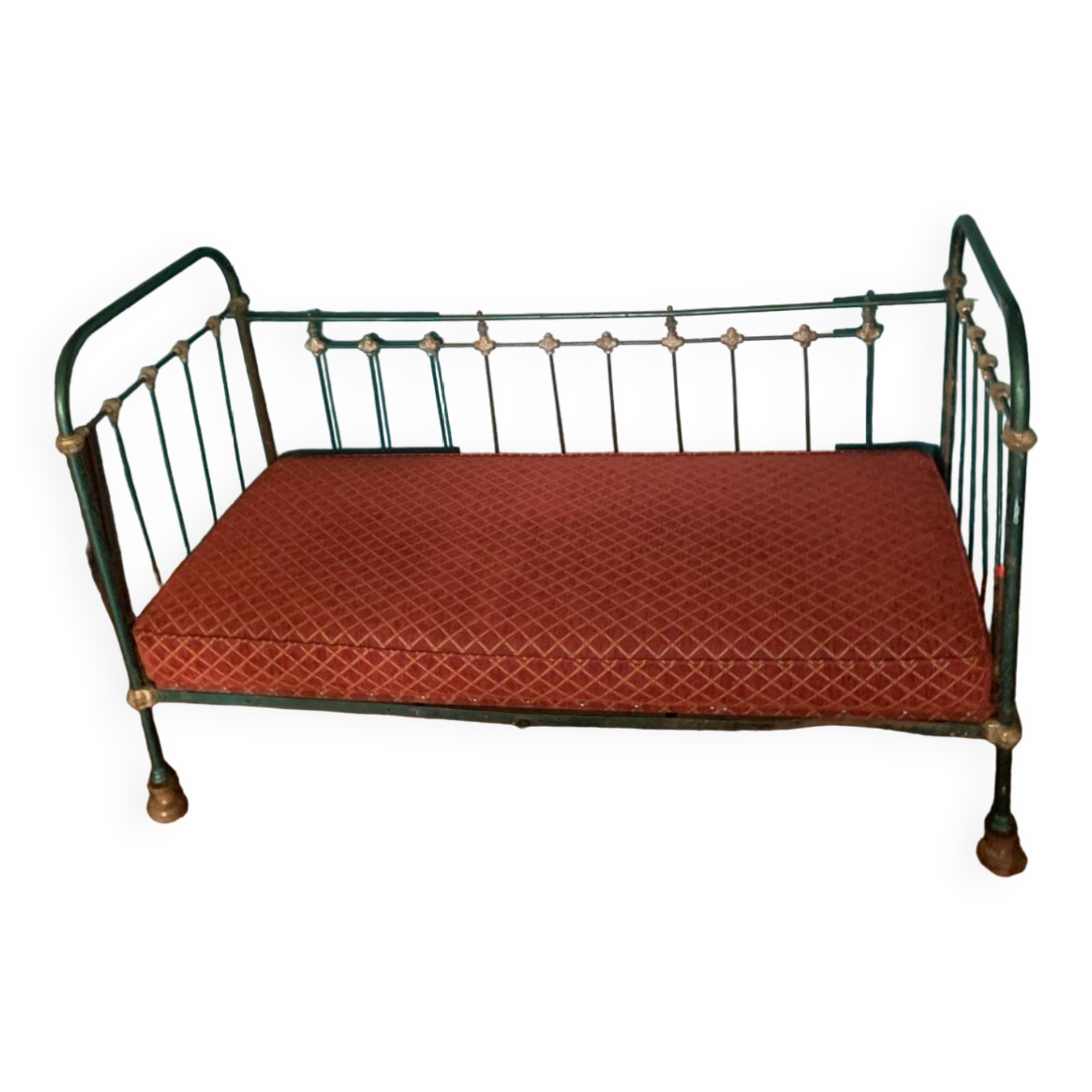 Vintage wrought iron bench