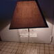 David Lange table lamp in plexiglass