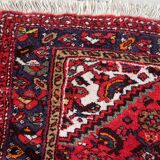 Handmade vintage Persian Hamadan rug 103cm x 142cm 1970s - 1C1170