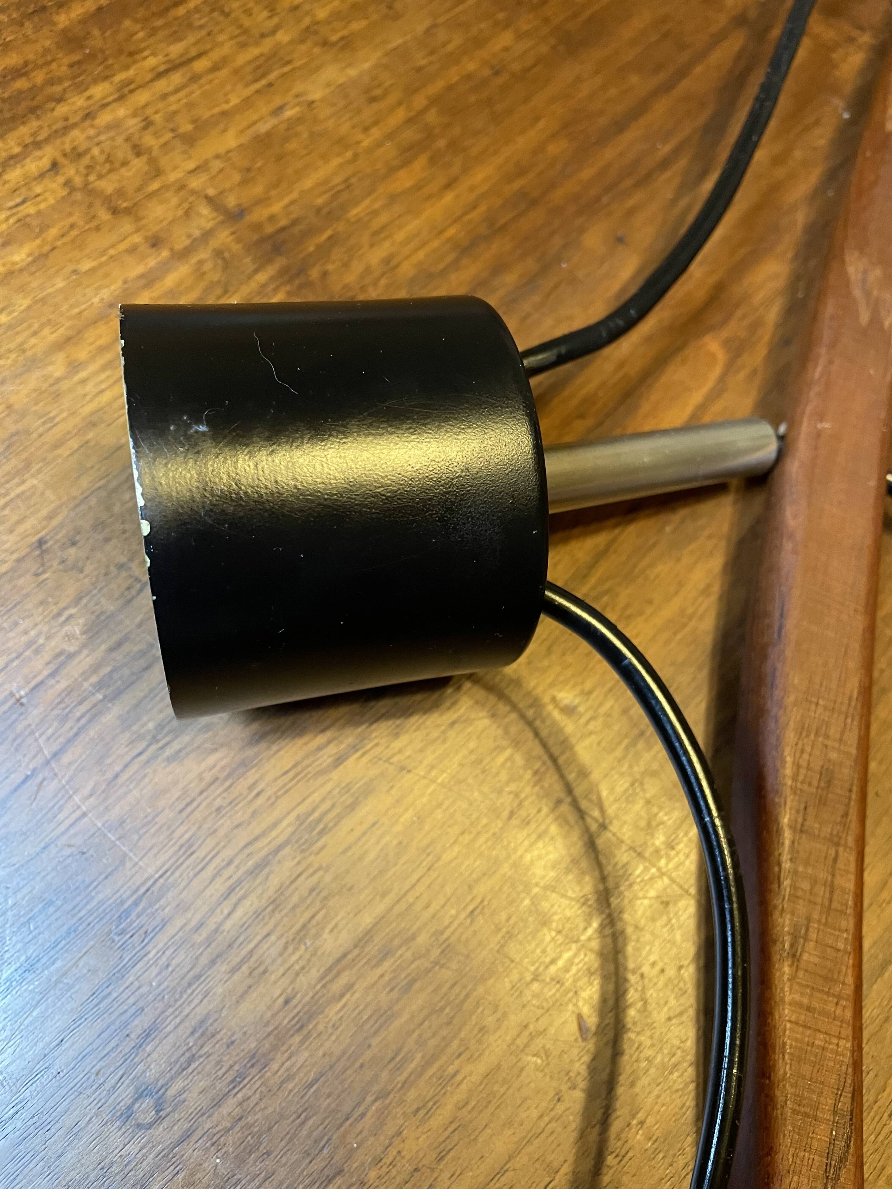 Scandinavian teak pendant light