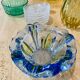 Two-tone Murano ashtray
