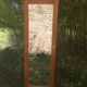 Bevelled mirror oak frame