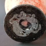 Vase amphore en pâte de verre scavo