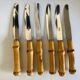 Produit BHV Set de 6 couteaux a fruit manches bambou lames Solingen