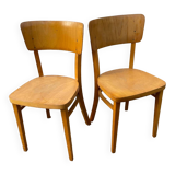 Duo of Thonet bistro chairs