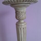 Louis XVI style column in lacquered wood