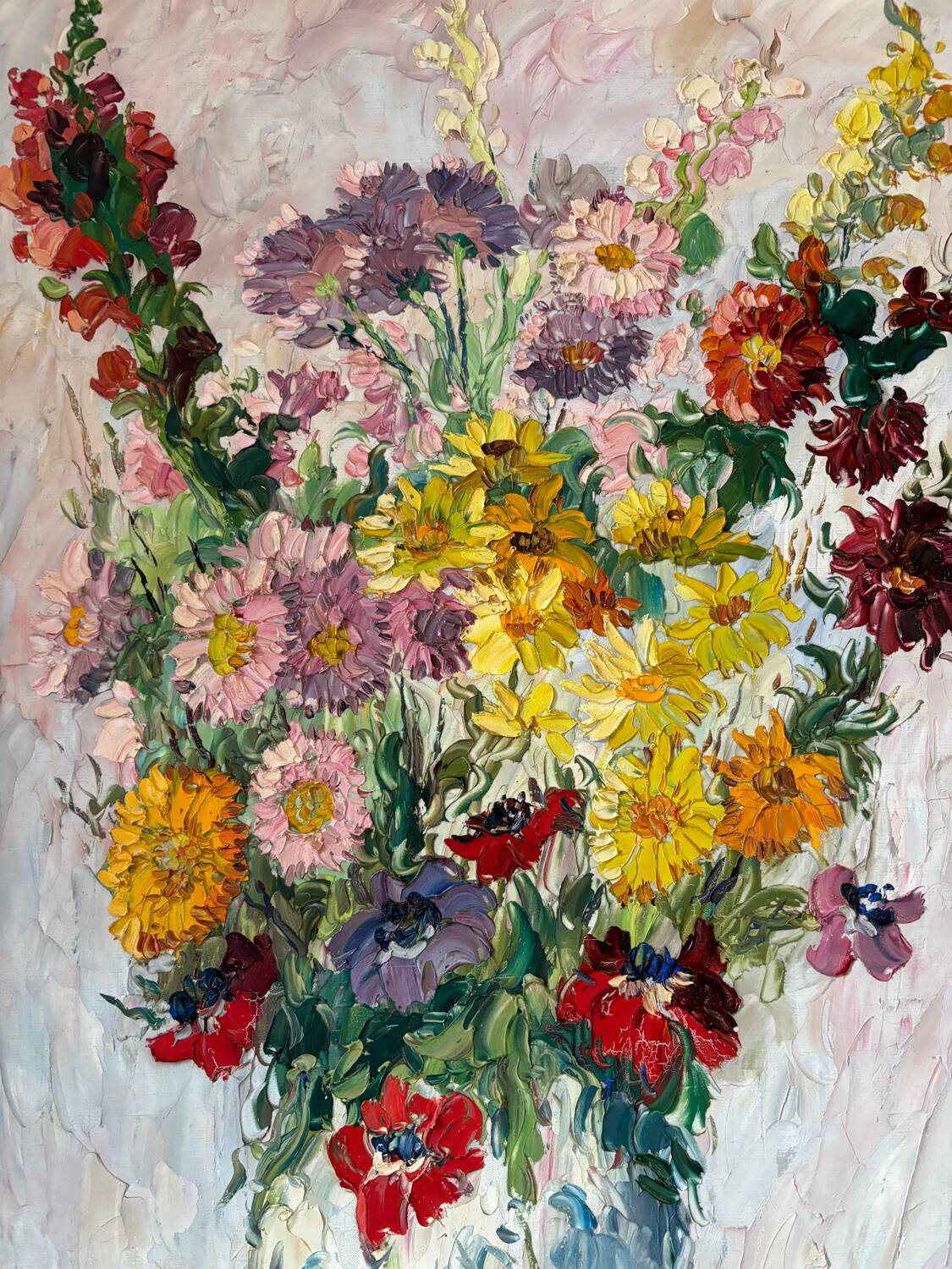 Signed bouquet of flowers