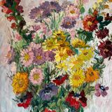 Bouquet of flowers signed