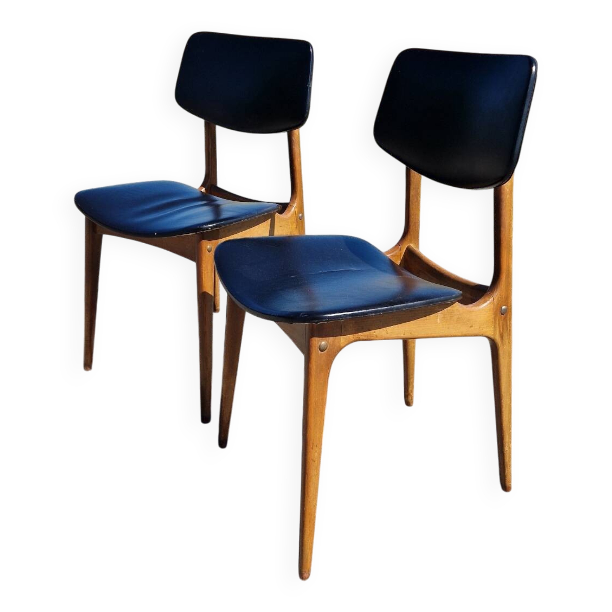 Lot de 2 chaises scandinaves