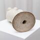 Beige Ceramic Fat Lava Statue – Abstract Mid-Century Modern Sculpture (2000s)