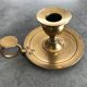 Hand candlestick in massive brasse