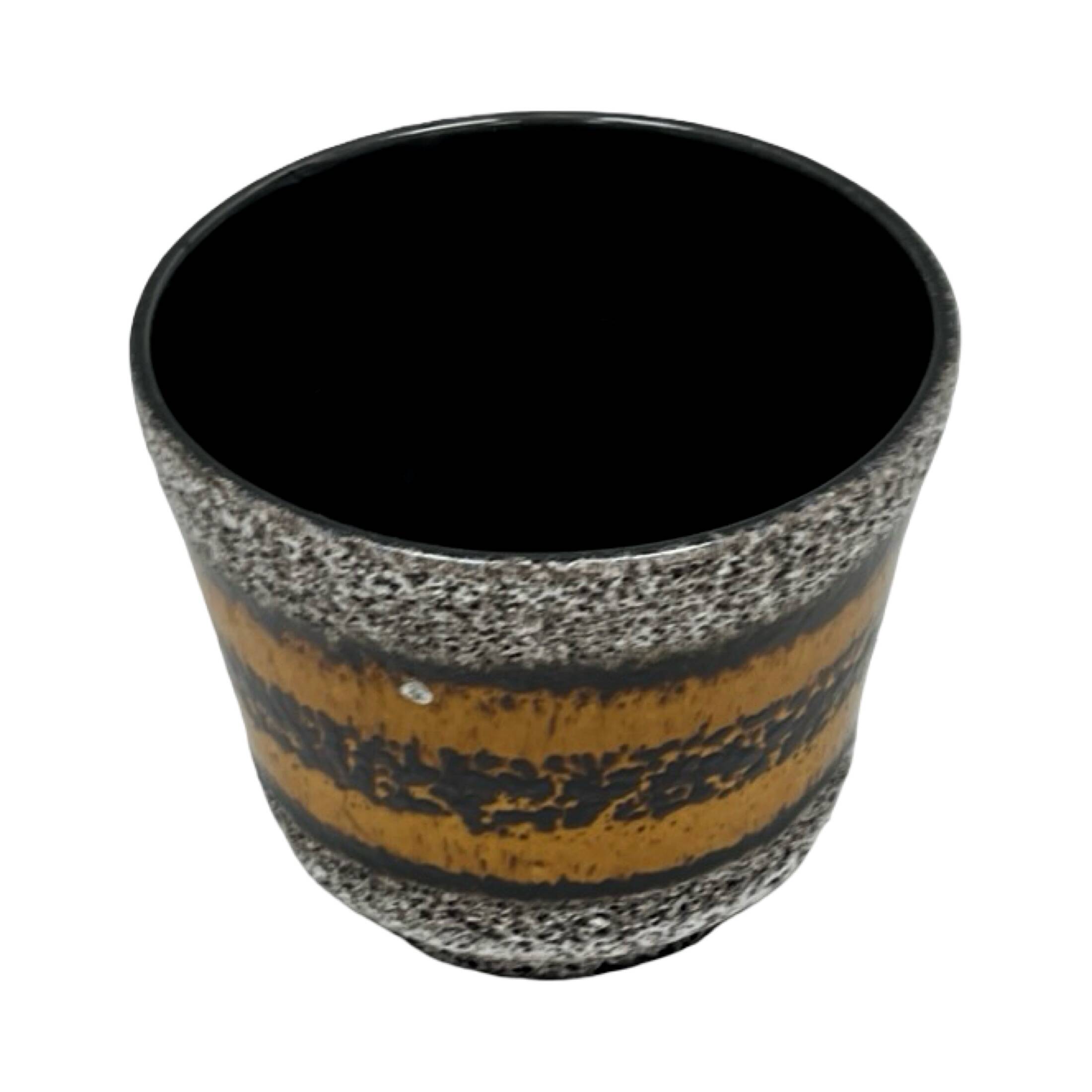 German Scheurich Fat Lava West Germany flowerpot, 1970s
