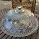 Glass dish and bell