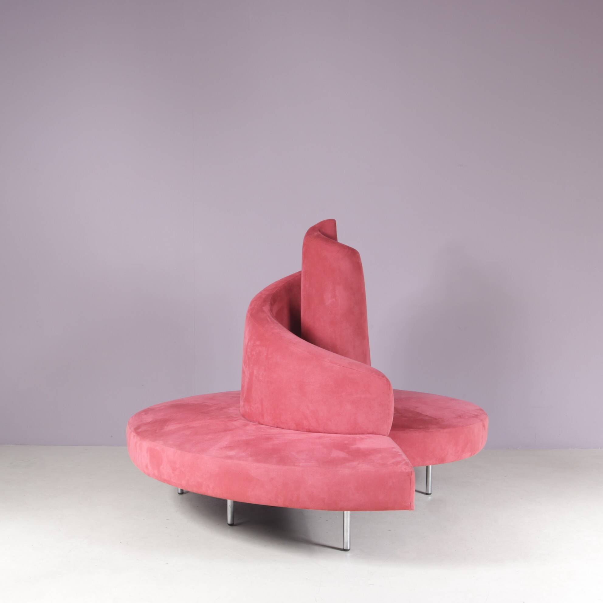 Canapé rond Tatlin des années 1980 par Edra Italie