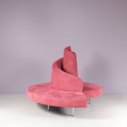 Canapé rond Tatlin des années 1980 par Edra Italie