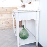 White patinated furniture
