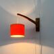 Mid-century cantilever wall lamp with a pivoting arm, 1960s.