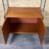 60s 70s teak shelf wall shelf WHB Germany string shelf Danish design