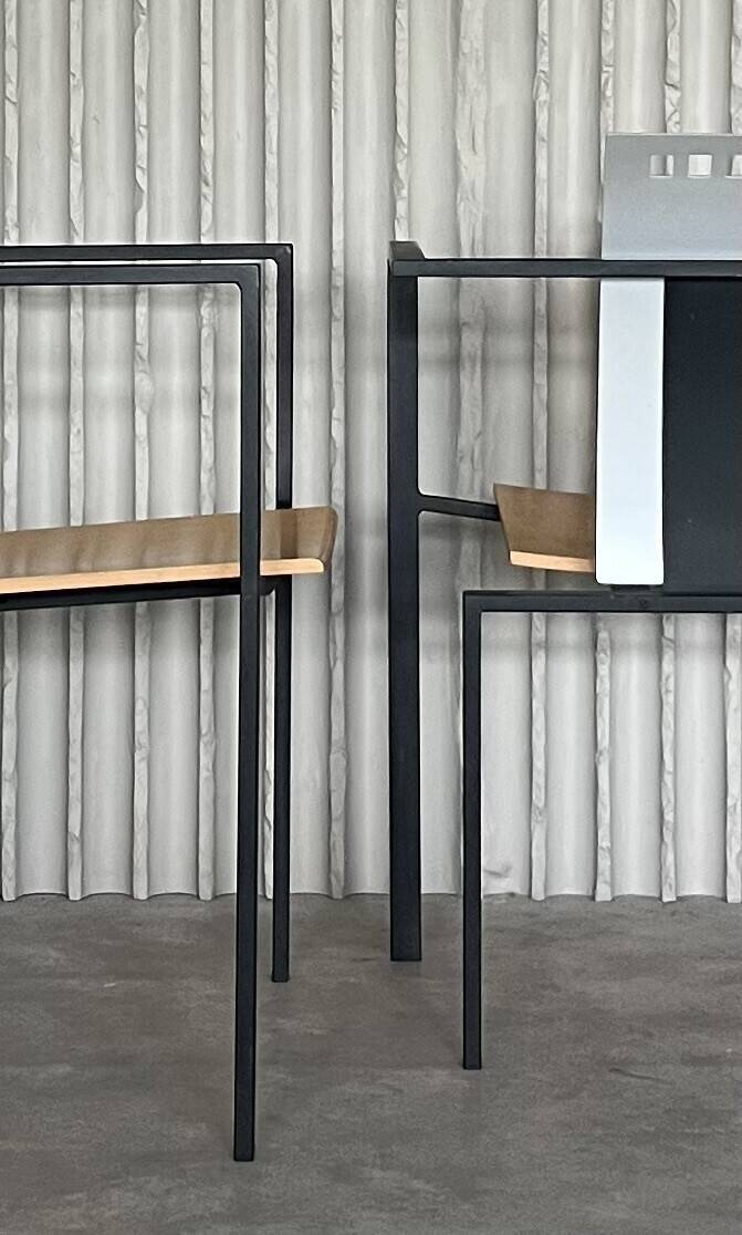 Occasional chairs / dining chairs by Karl Friedrich Förster for KFF