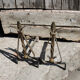 Former forged iron chimney set (9 pieces)
