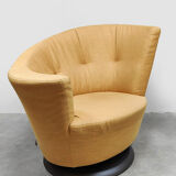 Italian design Arabella swivel lounge chair Massimo Scolari Giorgetti
