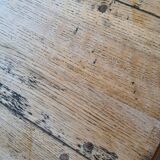 Table bois et fer forgé