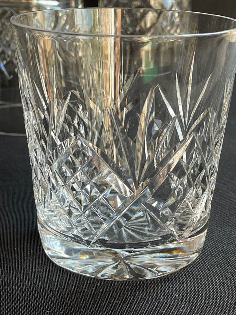 Whiskey glasses - hand-cut crystal