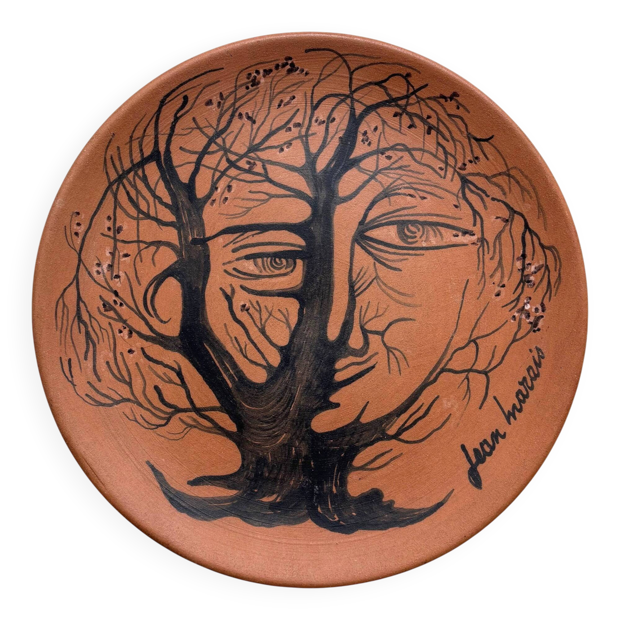 Terracotta ceramics by Jean Marais, 1960s