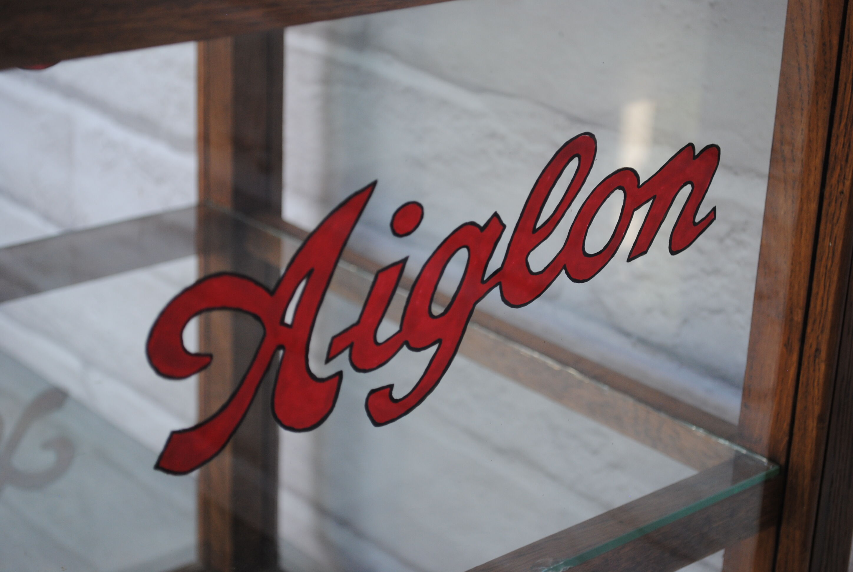 Aiglon chocolate showcase