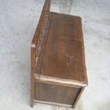 Petit Banc Coffre Chêne - XXè